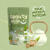 DEAR FACE BEAUTY MILK PREMIUM JAPANESE MATCHA LATTE - ANTIOXIDANT DRINK