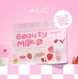 DEAR FACE
BEAUTY MILK - PREMIUM JAPANESE STRAWBERRY GLUTATHIONE DRINK