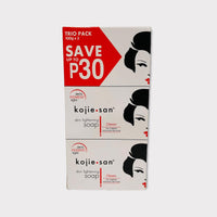 Kojie San | Kojic Acid Skin Lightening Soap | 100g x 3 bars